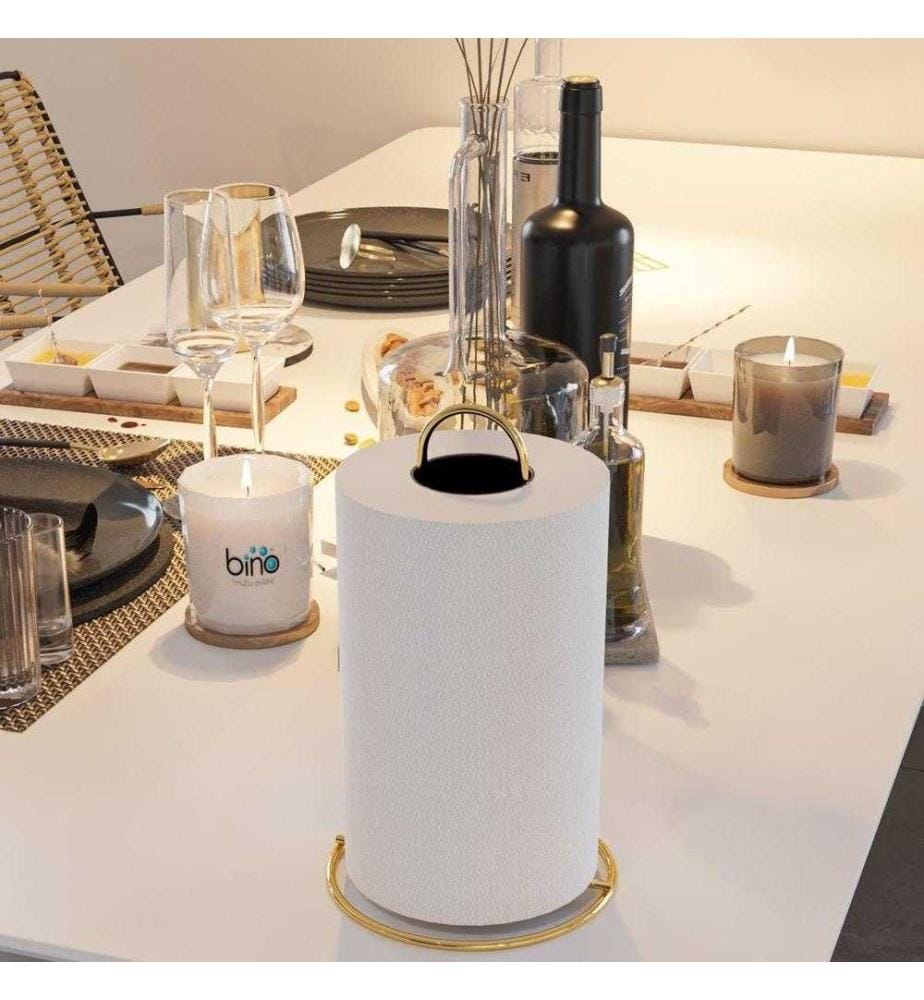 Metal Towel Rack - Gold
