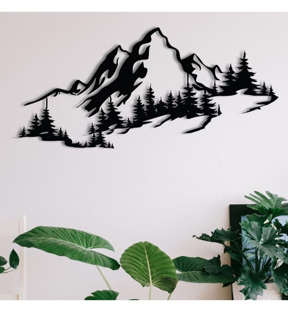 Metal Wall Decoration - Black