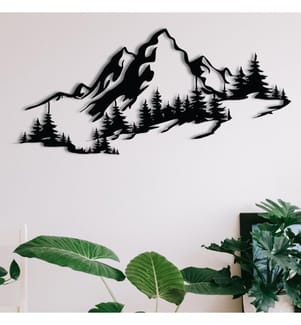 Metal Wall Decoration - Black
