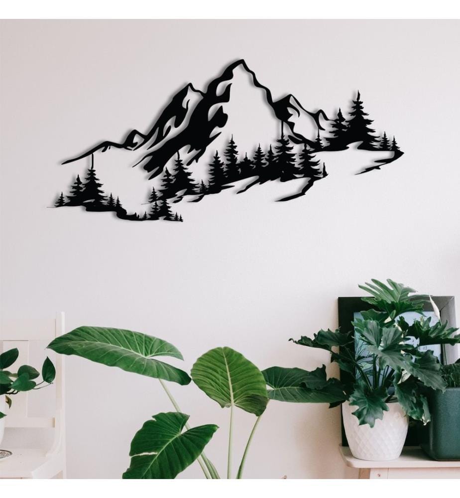 Metal Wall Decoration - Black