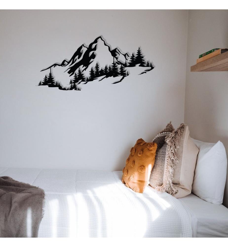 Metal Wall Decoration - Black