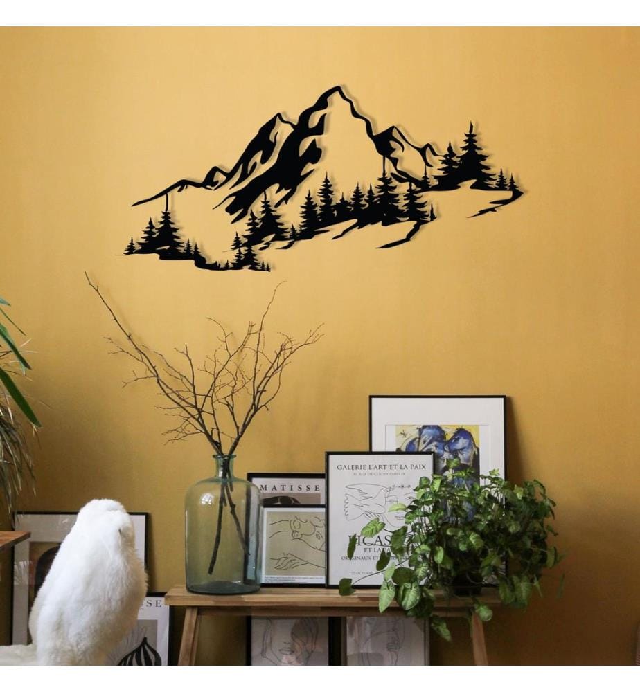 Metal Wall Decoration - Black