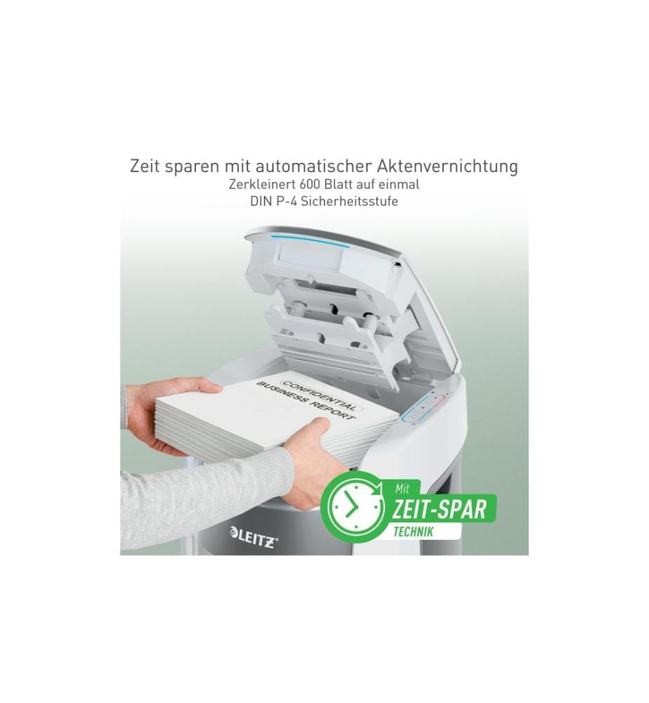 Leitz Bürogeräte IQ OptiMax Autofeed 600 Pro P-4, 600 Seiten