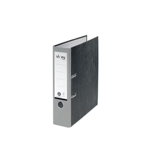 VON Ordner Ordner Karton breit 8 cm, Grau