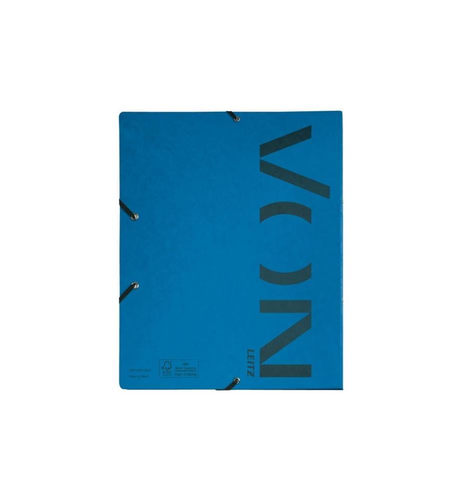 VON Ringbuch mit elastischen Eckbändern, 2.5 cm, Blau