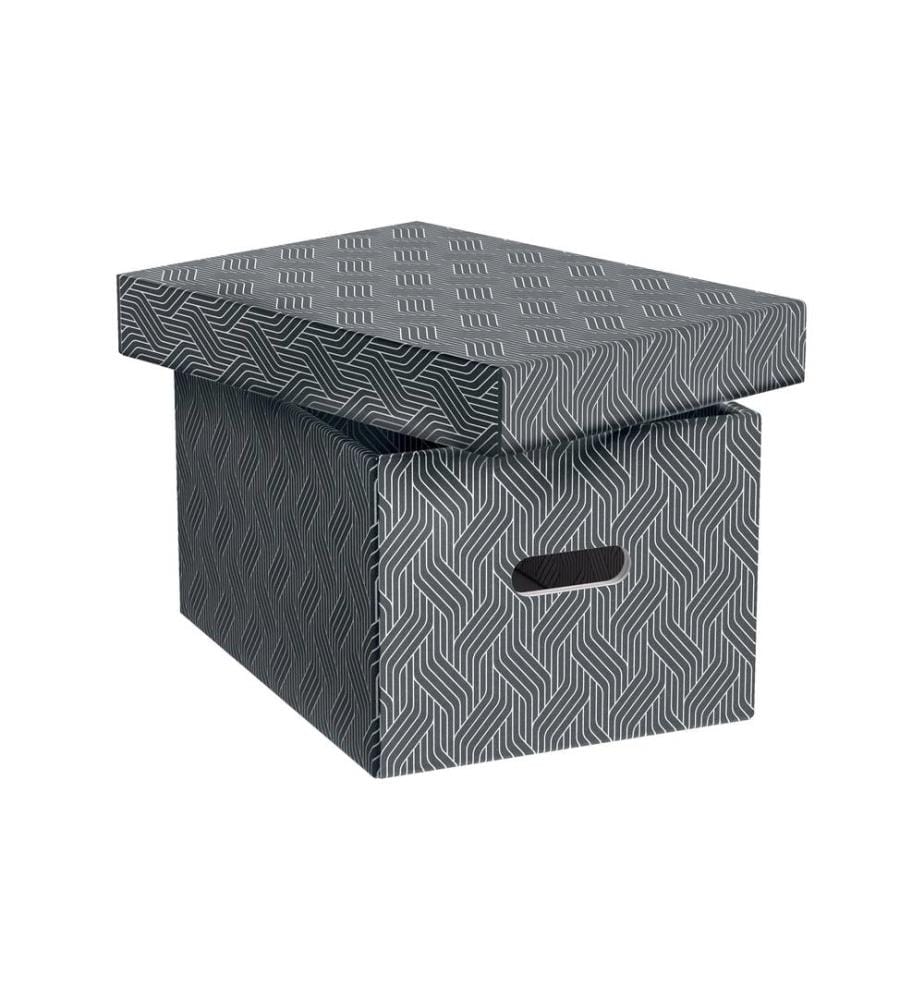 VON Aufbewahrungsbox Mittel, 3 Stück, Grau