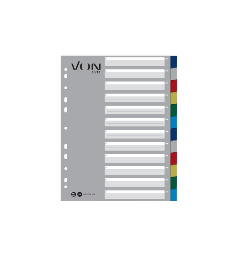 VON Register Blanko, A4, 1-12