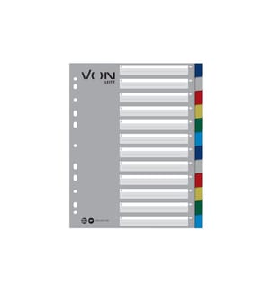 VON Register Blanko, A4, 1-12