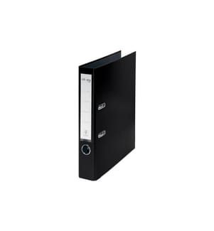 VON Ordner Ordner PP schmal mit PP/Papier, 5 cm, Schwarz