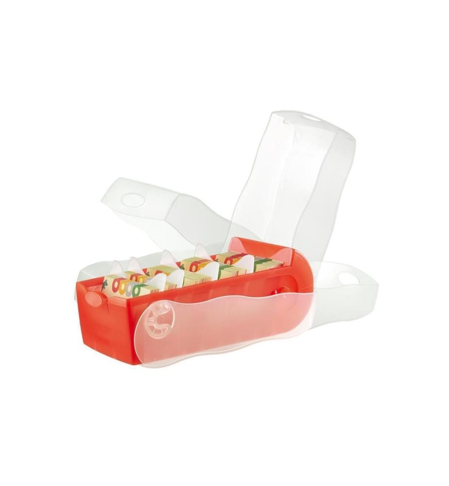 HAN Karteibox Croco A8 Rot