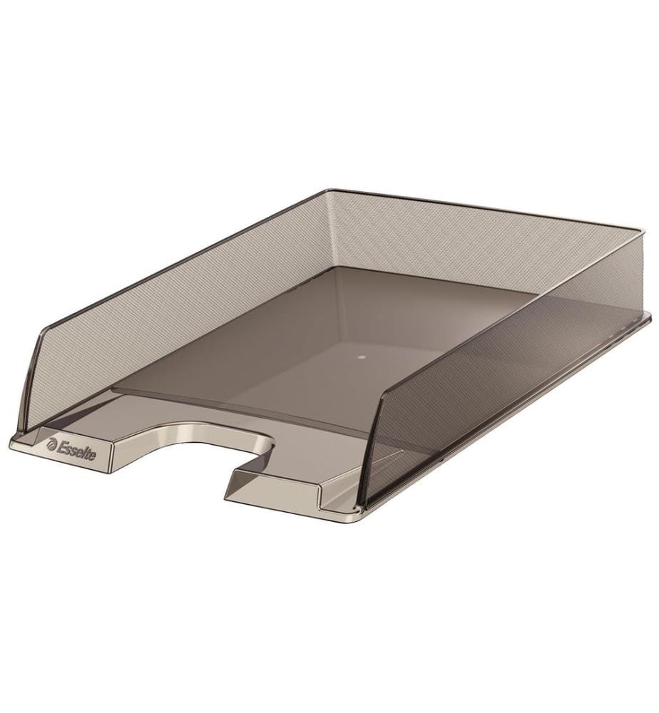 Corbeille de classement Esselte Gris-Transparent