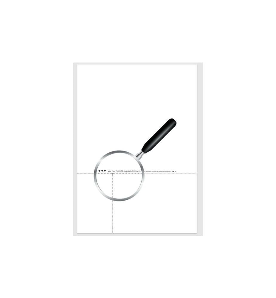 office focus Einzahlungsschein QR Code 90 g/m², Abrisshilfe, 100 Blatt
