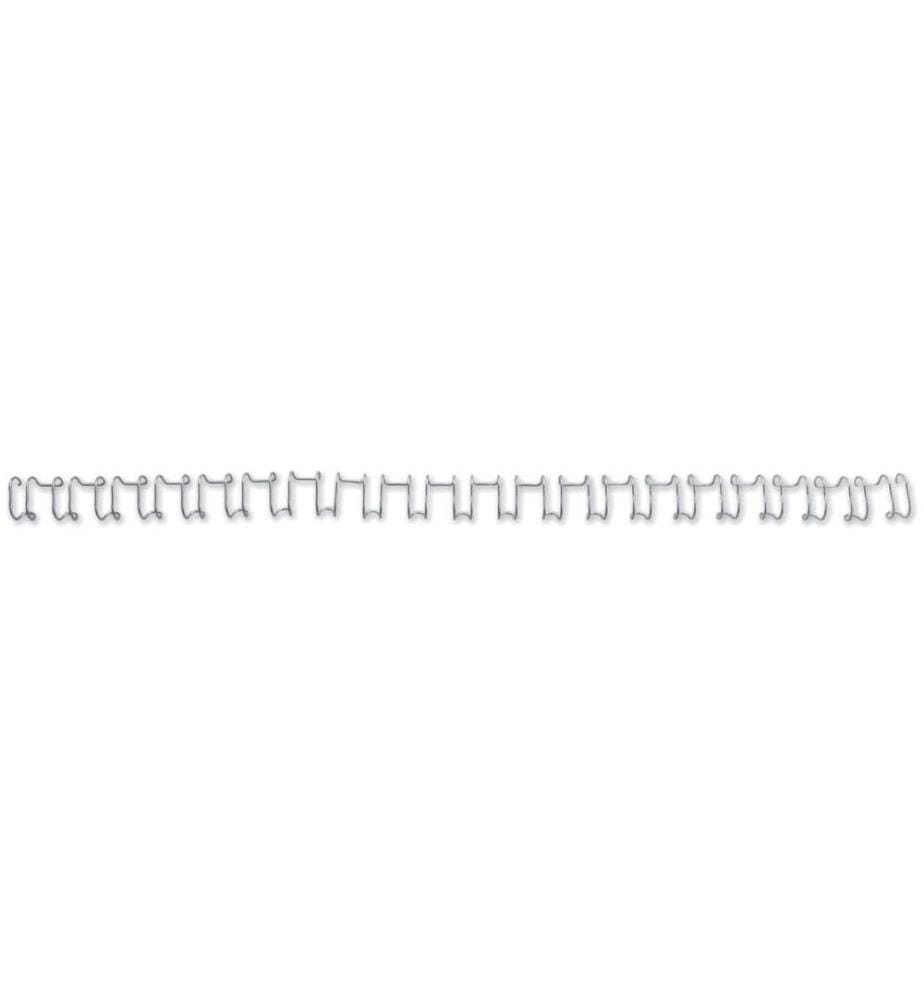 GBC Binderücken Wire Bind 21 Ø 12 mm, Silber, 100 Stück