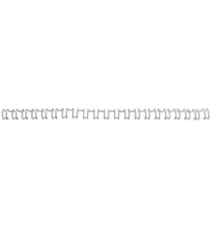 GBC Binderücken Wire Bind 21 Ø 12 mm, Silber, 100 Stück