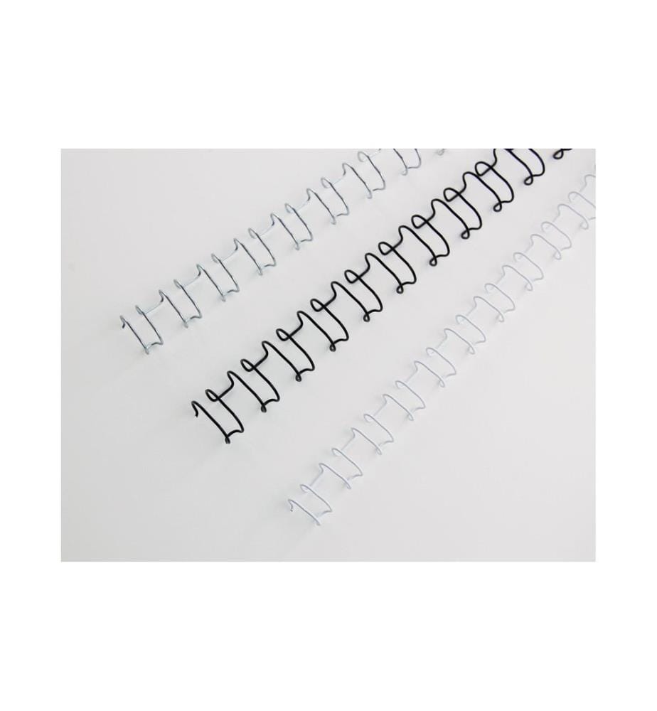 GBC Binderücken Wire Bind 21 Ø 12 mm, Silber, 100 Stück