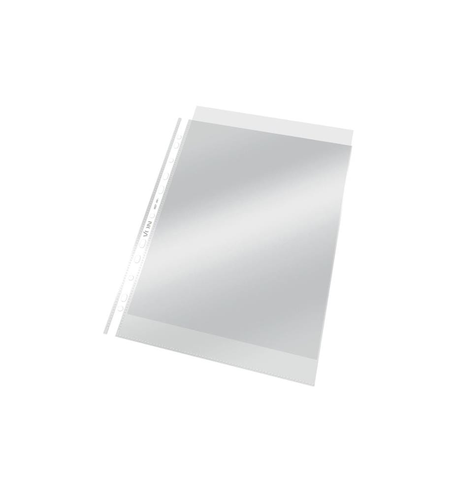 VON Sichthülle Prospekthülle Transparent, 100 Stück