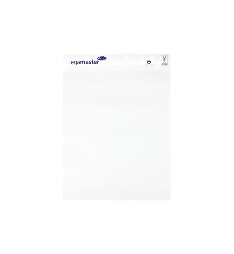Legamaster Flipchart Papier 65 x 98 cm 20 Blatt Blanco 80 g/m², 5 Stück
