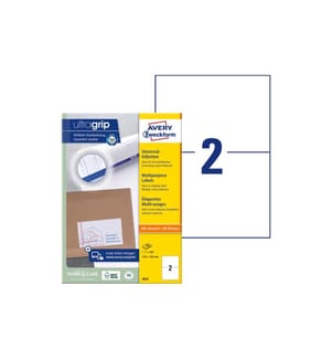 Avery Zweckform Universal-Etiketten 3655 210 x 148 mm, 100 Blatt