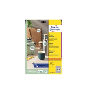Avery Zweckform Runde Etiketten L6019REV Ø 10 mm