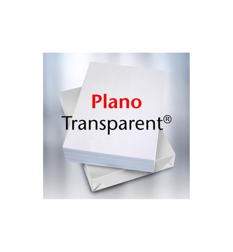 Papier calque Plano Plano A4, 80 g/m², 250 pièces, Transparent
