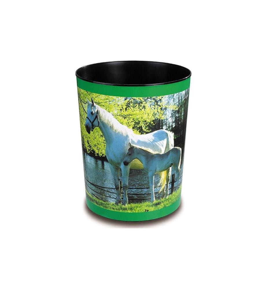Läufer Papierkorb Pferd am See, 13 l