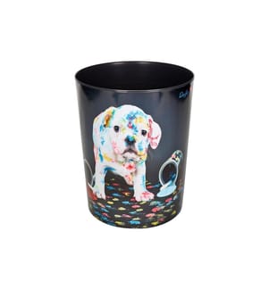 Läufer Papierkorb Bunter Hund, 13 l