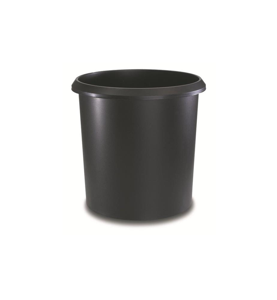 Läufer Papierkorb 18 l, Schwarz