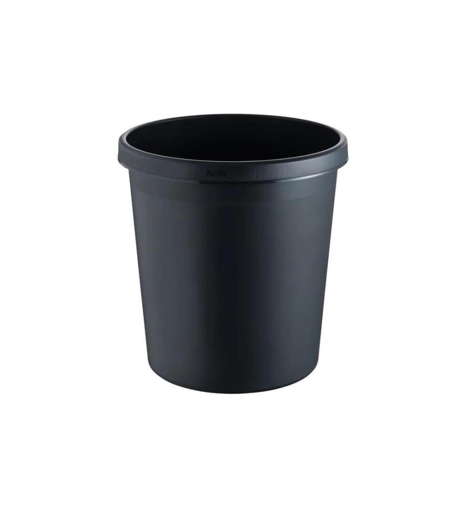 Helit Papierkorb 18 l, Schwarz
