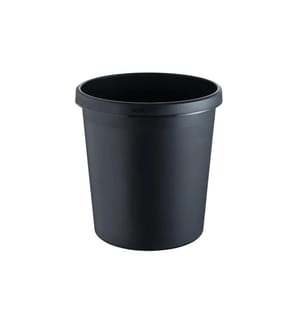 Helit Papierkorb 18 l, Schwarz