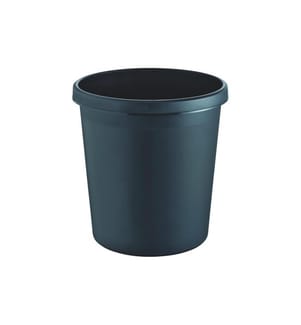 Helit Papierkorb 30 l, Schwarz