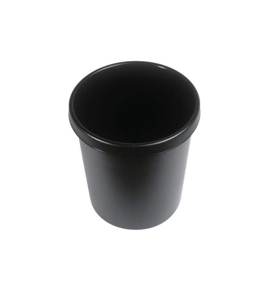 Helit Papierkorb 30 l, Schwarz