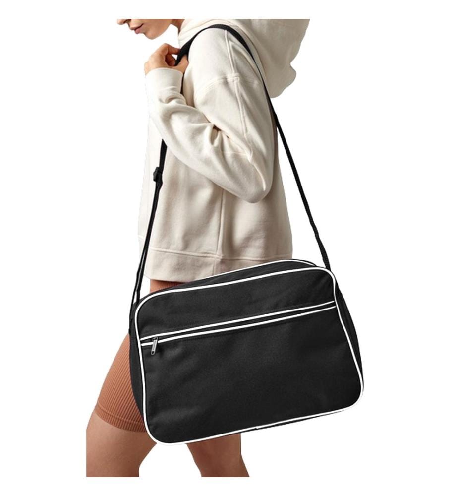 Bagbase Retro Schultertasche mit verstellbarem Riemen, 18 Liter