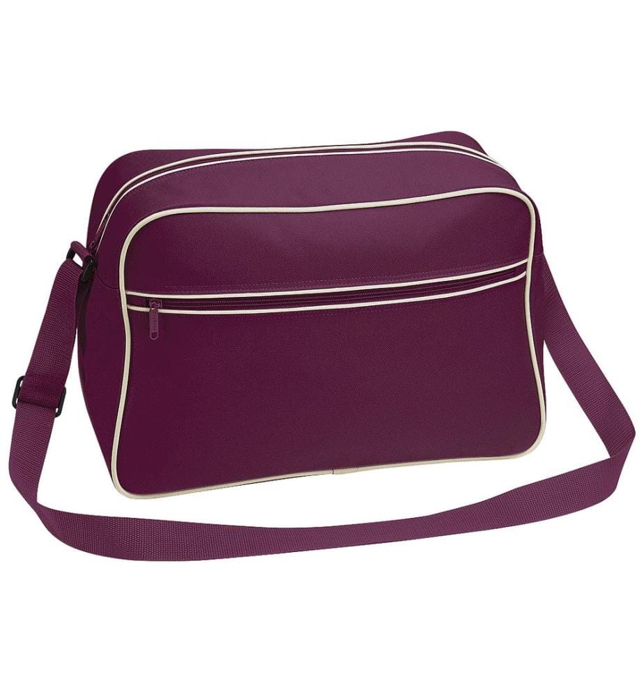 Bagbase - Borsa a tracolla stile retrò - 18 Litri