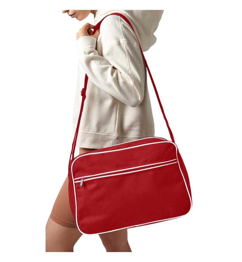 Bagbase Retro Schultertasche mit verstellbarem Riemen, 18 Liter