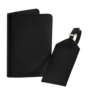 BagbaseAdulto Unisex Boutique Porta Passaporto e Set di Etichette per Bagagli