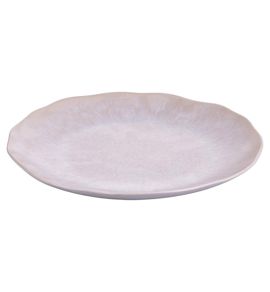 The Market dinner plate - White