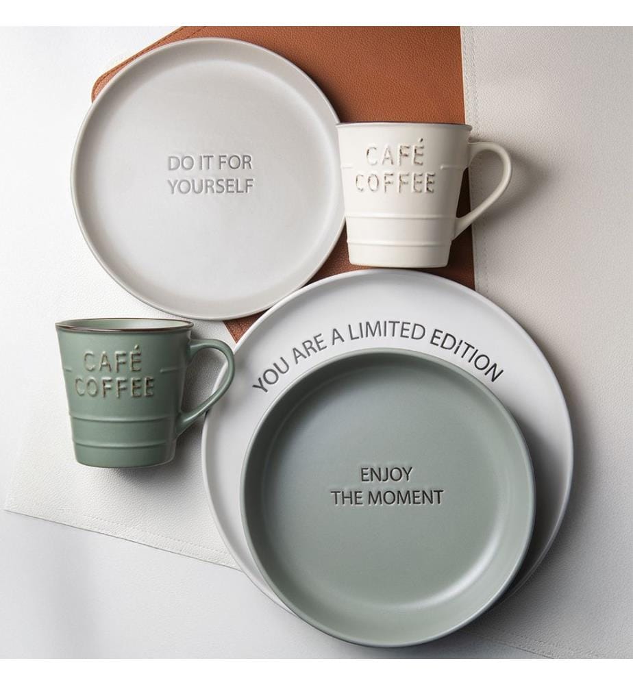 3-piece dinner service - Motivation / Multicolor