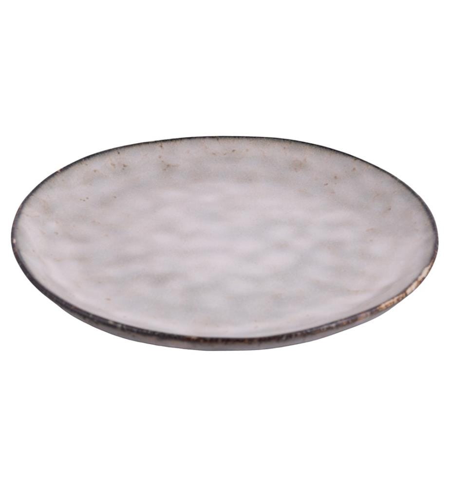 Set of 6 fruit plates - Sage green
