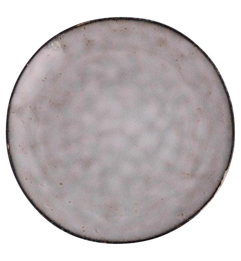 Set of 6 fruit plates - Sage green