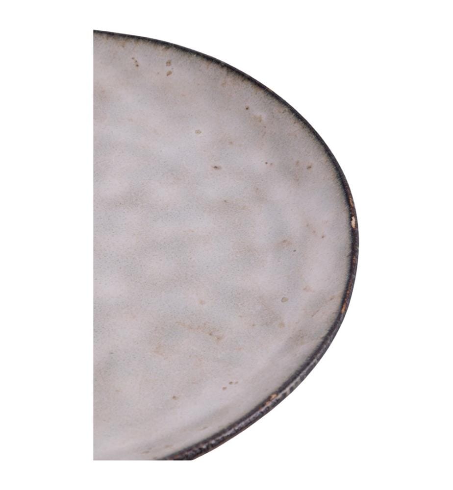 Set of 6 fruit plates - Sage green
