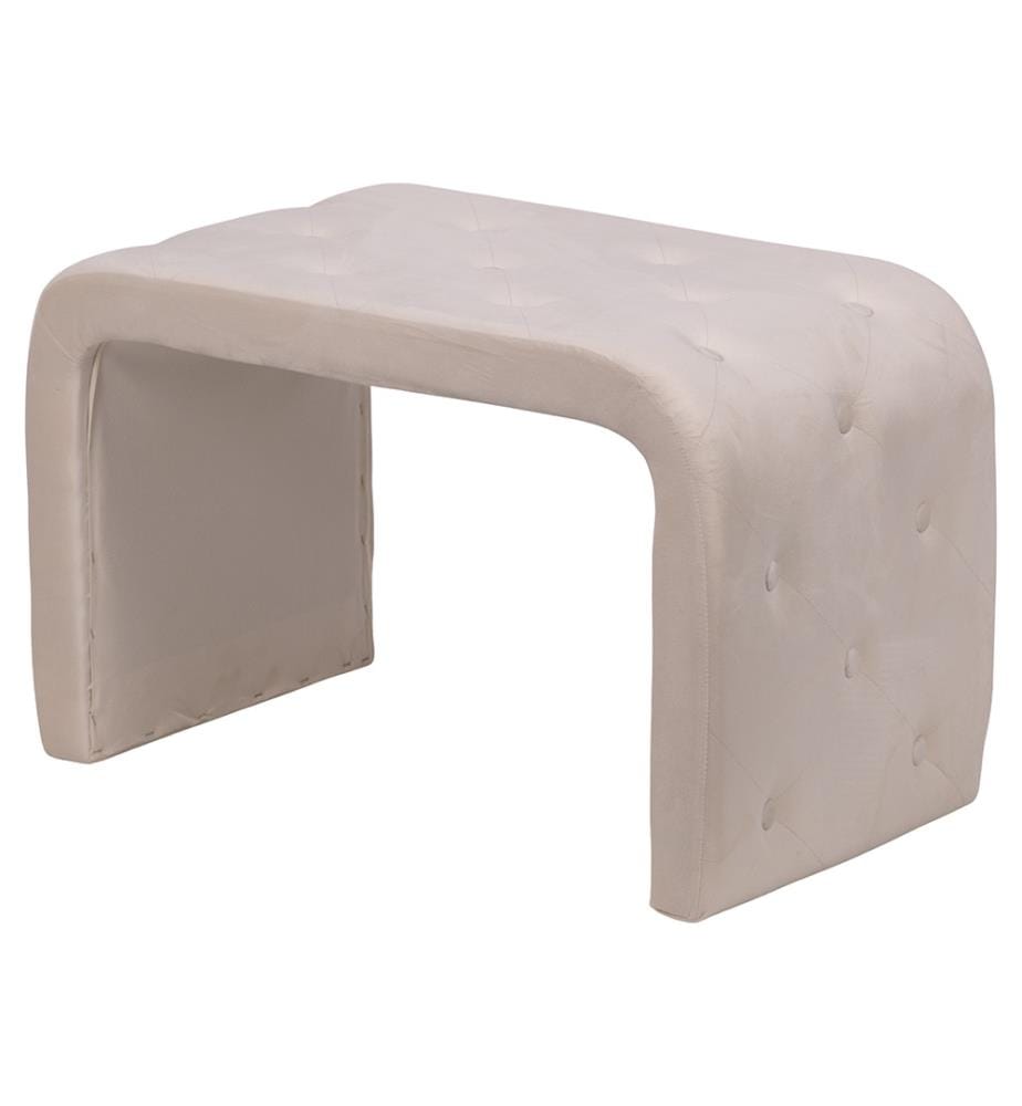 Ivory Bench - 75 x 40 x 46 cm
