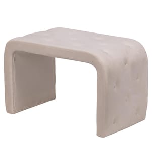 Ivory Bench - 75 x 40 x 46 cm