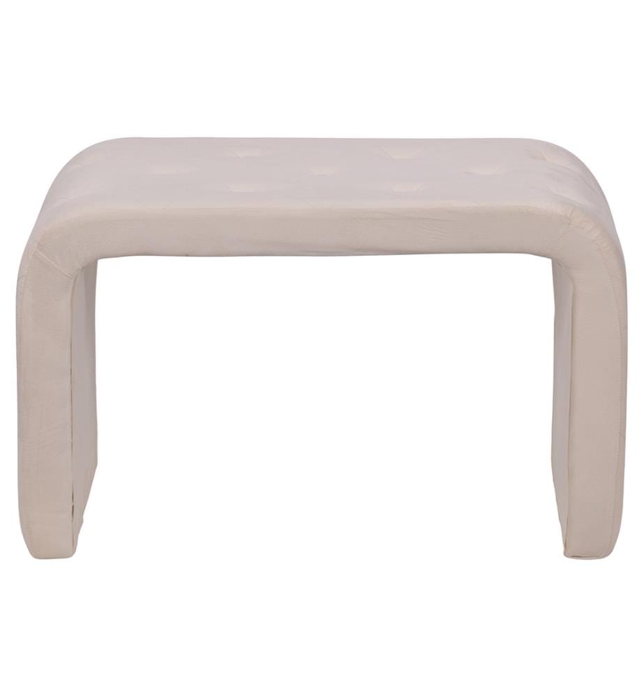 Ivory Bench - 75 x 40 x 46 cm