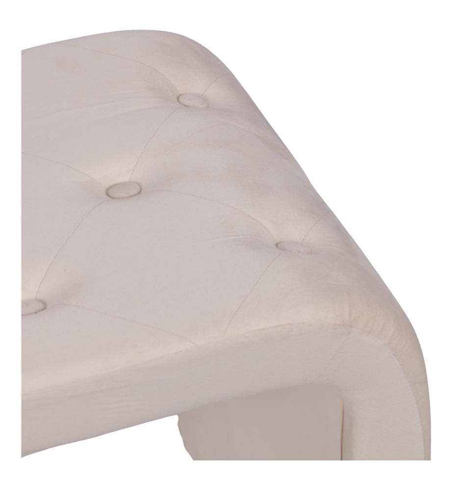 Ivory Bench - 75 x 40 x 46 cm