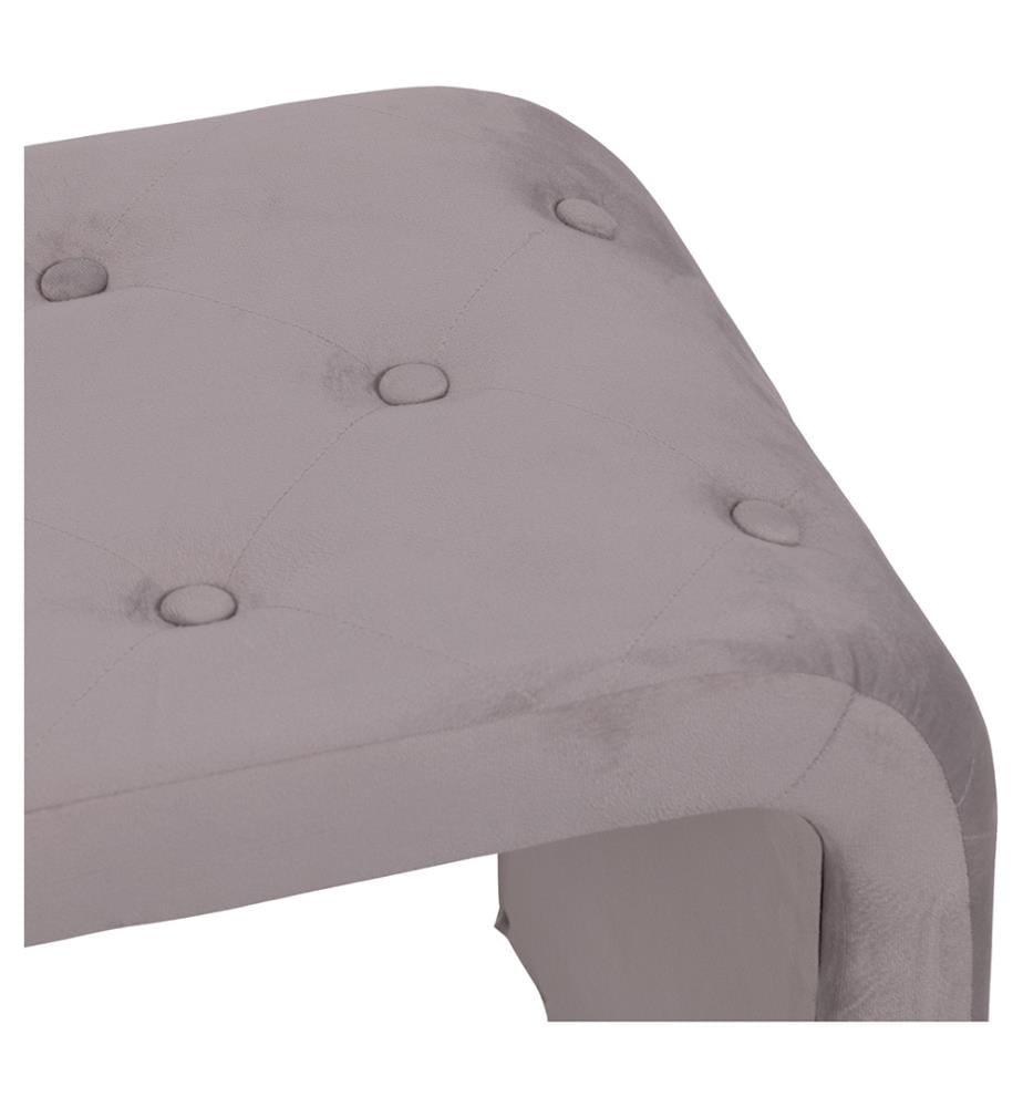 Gray Bench - 75 x 40 x 46 cm