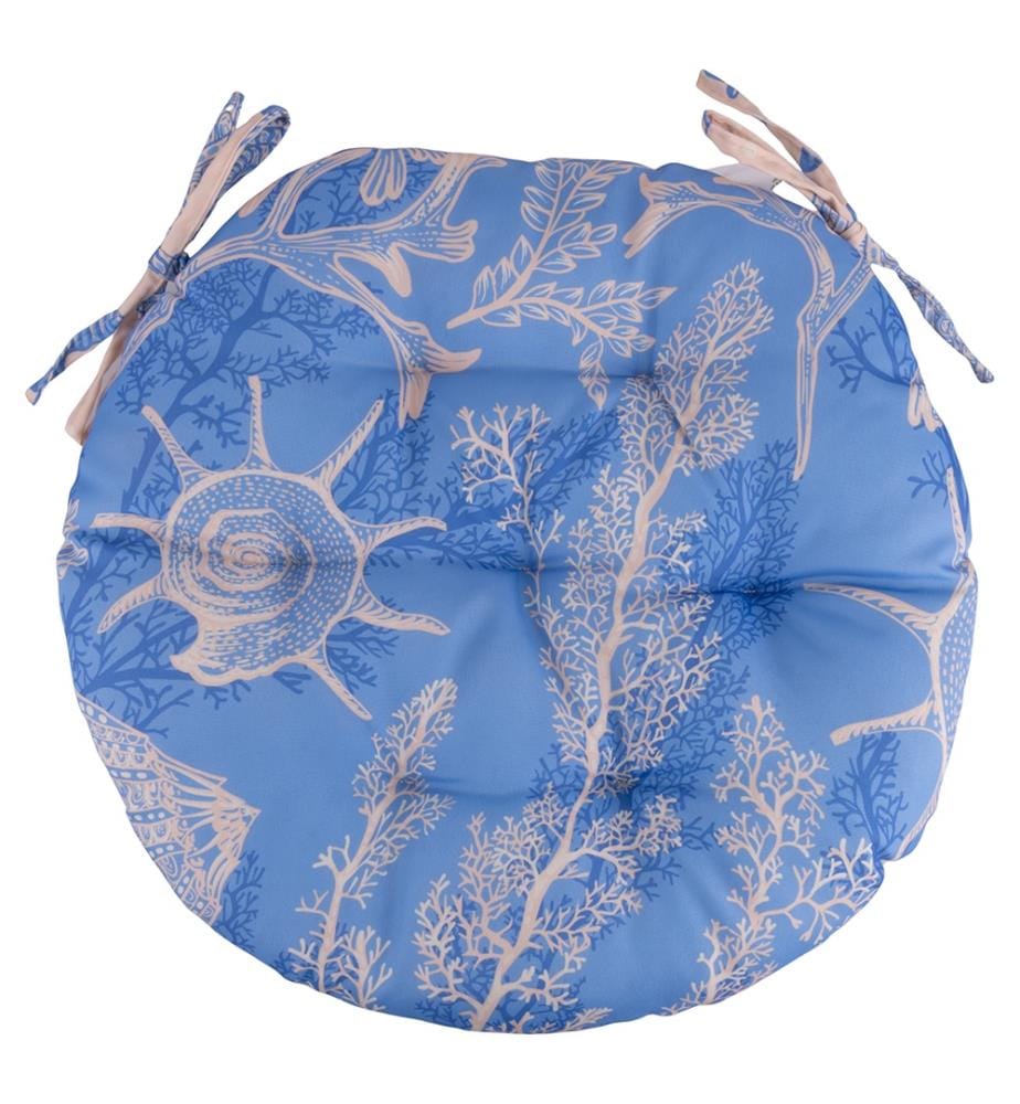Double-Sided Chair Cushion “Nautical Chic” - Ø 42 cm