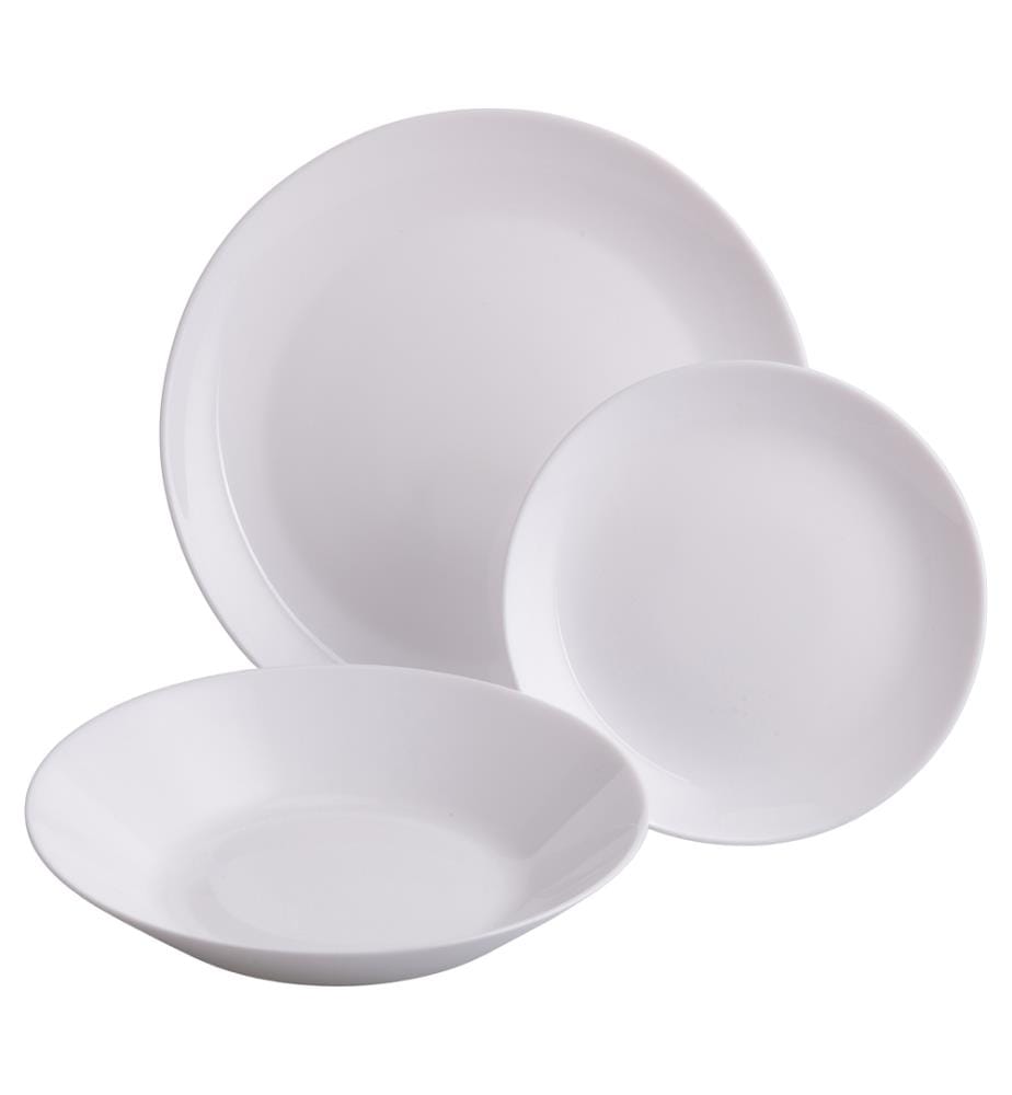18-piece dinner service - White