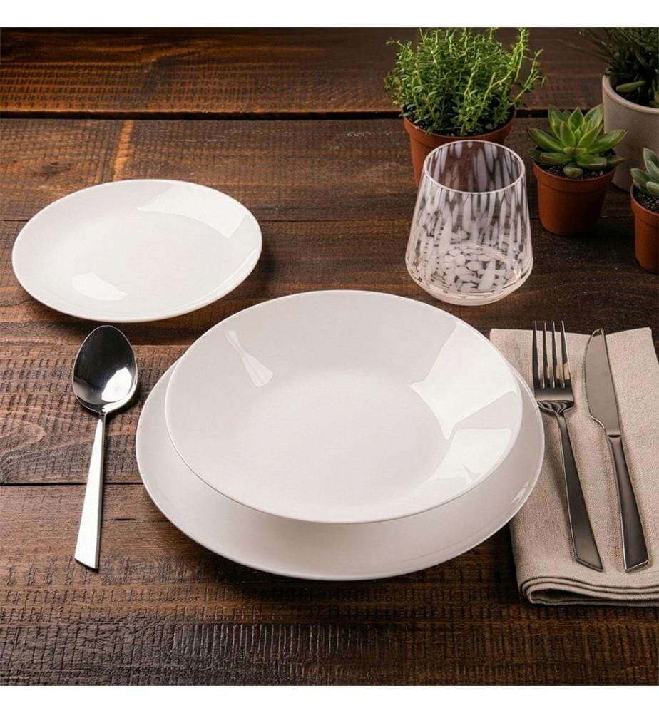 18-piece dinner service - White