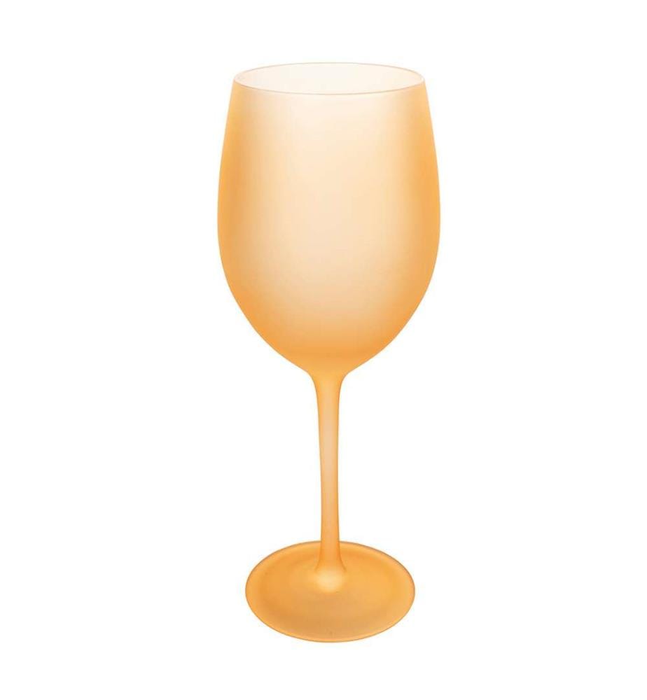 Set of 6 Happy Hour wine glasses - Chocolate