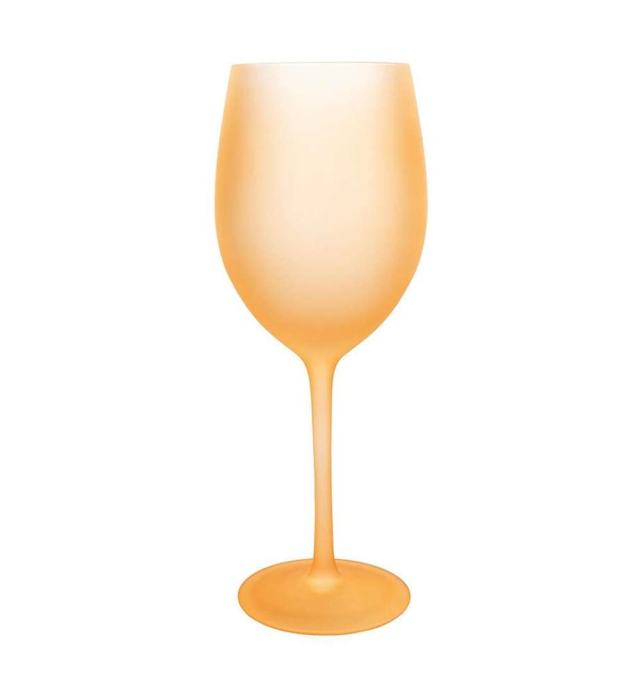 Set of 6 Happy Hour wine glasses - Chocolate